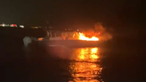 Kadıköy'de yangın çıkan tekneden tahliye anlarının görüntüleri ortaya çıktı