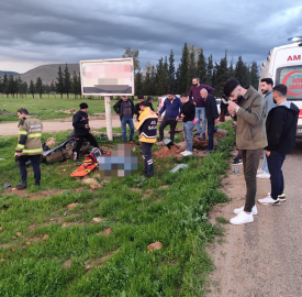 Mardin’de devrilen motosikletin sürücüsü öldü