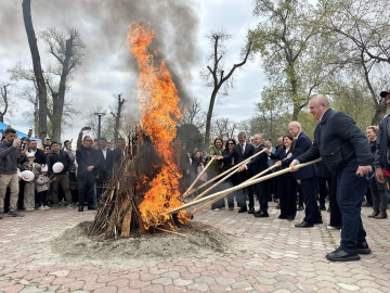 Edirne'de ertelenen Nevruz Bayramı coşkuyla kutlandı
