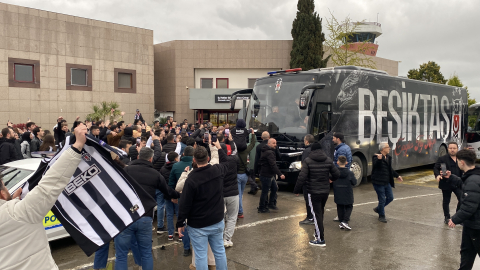 Beşiktaş kafilesi Samsun'a geldi