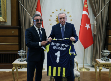 Cumhurbaşkanı Erdoğan, iş insanı Ulukaya'yı kabul etti