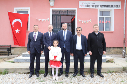 1 öğretmen 1 öğrencili okulda 23 Nisan kutlaması