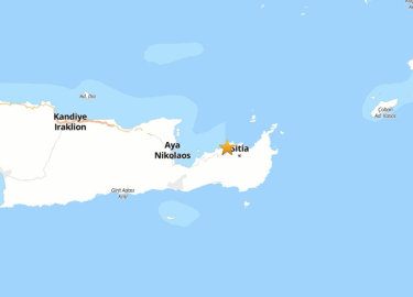 Girit Adası'nda 5.9 büyüklüğünde deprem
