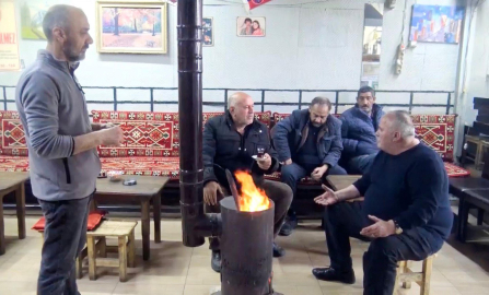 Hava sıcaklığı eksi derecelere düştü, nisanda da soba yaktılar