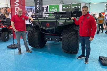 Rusya’da gördüler, Türkiye’de ürettiler; dev ATV suda yüzüyor, dağları aşıyor