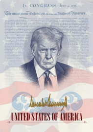 ABD'de Trump portreli pasaport dönemi