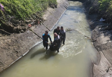Sulama kanalında ölü bulundu