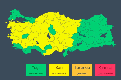 İçişleri Bakanlığı'ndan 'sağanak' uyarısı