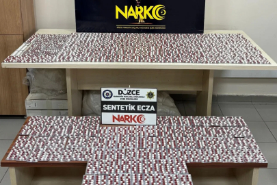 Düzce’de 1 milyon liralık sentetik hap ele geçirildi; 1 gözaltı