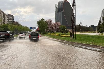Gaziantep'te sağanak etkili oldu
