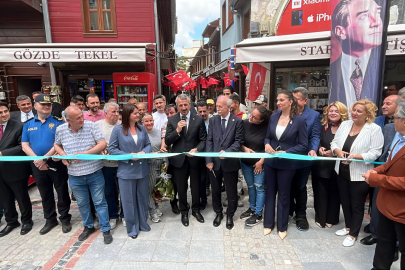 Edirne'de restorasyonu tamamlanan 'en dar' çarşı açıldı