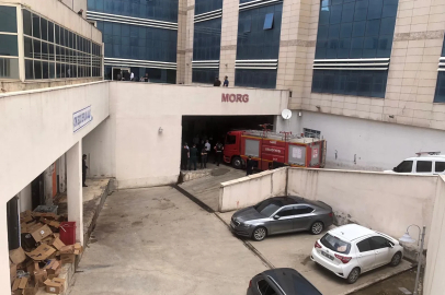 Siirt’te hastane çamaşırhanesinde yangın