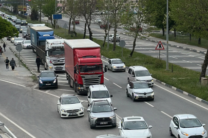 Kütahya trafiğinde bayram yoğunluğu
