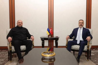 Bakan Fidan, Ukrayna Ulusal Güvenlik ve Savunma Konseyi Sekreteri Rustem Umerov ile görüştü