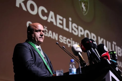 Recep Durul, yeniden Kocaelispor başkanlığına seçildi 
