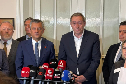 DEM Parti'den Özgür Özel'e TBMM'de ziyaret