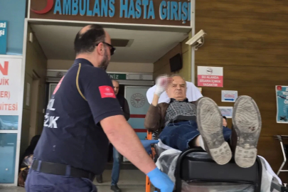 Bıçkı makinesine elini kaptıran iş yeri sahibinin parmağı koptu