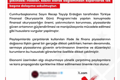 DMM: ‘Erdoğan, sermaye piyasalarına yatırım yapmak risklidir dedi' iddialarına ilişkin açıklama