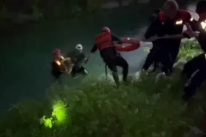 Sulama kanalına düşen genç, itfaiye görevlisinin kalp masajıyla hayata döndürüldü