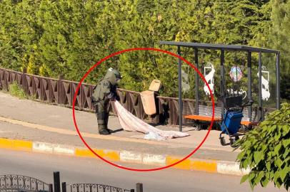 Tunceli’de fünye ile patlatılan poşetten battaniye çıktı