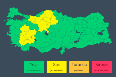 İçişleri Bakanlığı'ndan 'sağanak' uyarısı 