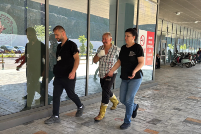 Samsun'da kendilerini yaralayan vatandaşlar, hastanelere koştu