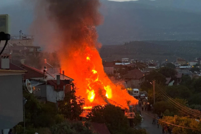 Aydın’da 2 katlı müstakil evde çıkan yangın söndürüldü