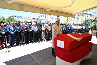 Şehit Astsubay Yusuf Ergün, son yolculuğuna uğurlandı