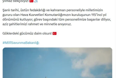 MSB'den Hava Kuvvetleri'nin 115'inci yılına özel klip