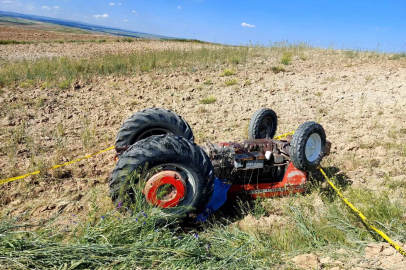 Nevşehir’de devrilen traktörün altında kalan çiftçi öldü