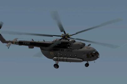 Pakistan ordusuna ait helikopter düştü