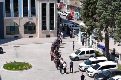 Kütahya'da uyuşturucu operasyonu; 28 gözaltı