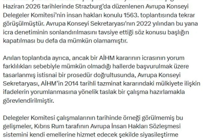 Keçeli: Türkiye, Avrupa İnsan Hakları Sözleşmesi sisteminin aşındırılmasından endişe duymaktadır
