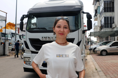 Begüm, memuriyeti bırakıp Avrupa yollarında TIR şoförü oldu