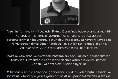 Kayıp gencin cansız bedenini dereden çıkaran AFAD ekibinin botu akıntıya kapıldı; 1 personel öldü, 3 personel kurtarıldı (3)