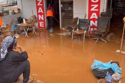 Kırşehir’de sel sonrası temizlik çalışmaları