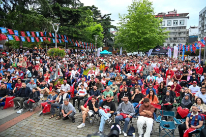 Trabzon, milli takım için tek yürek oldu 
