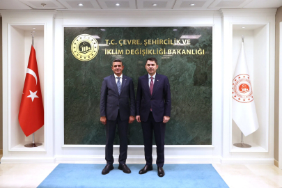 Bakan Kurum, Haymana ve Gölbaşı belediye başkanlarını kabul etti