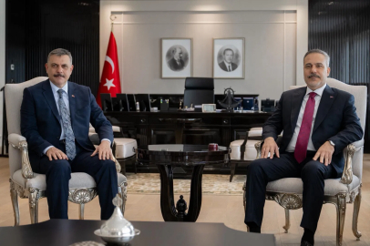Bakanlar Fidan ve Çiftçi, Ankara'da görüştü