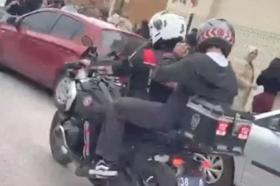 Kayseri'de polis ekipleri, öğrencileri sınava yetiştirdi