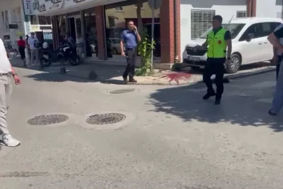 Sokakta vurduğu husumetlisine kemeriyle turnike yaptı; o anlar kamerada